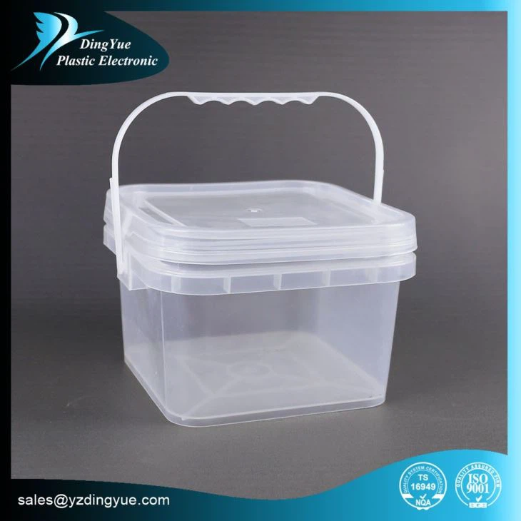 3.0L Plastic Nail Square Bucket