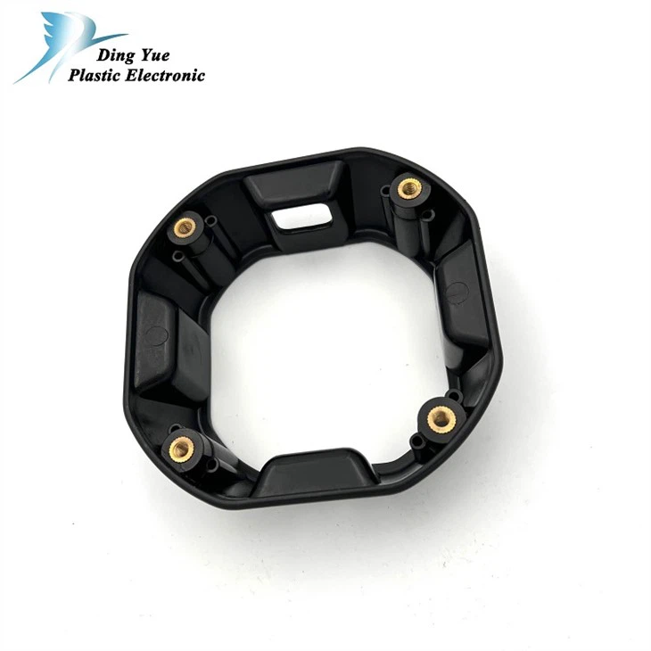 Metal insert plastic injection molding